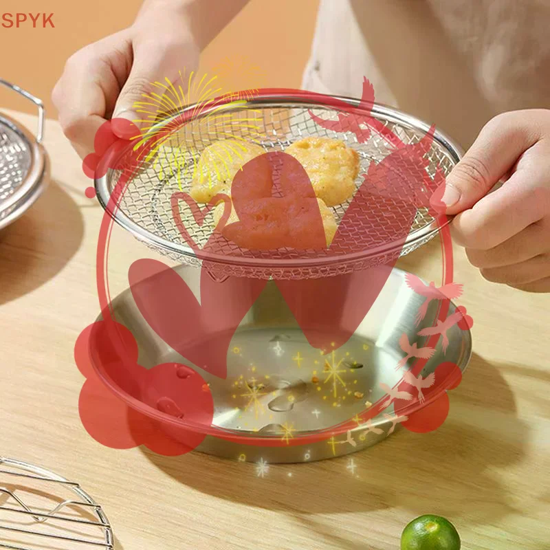 Kitchen Baking Tray Rack - Paslanmaz Çelik Drenaj Tepsisi, Yağ Tahliye