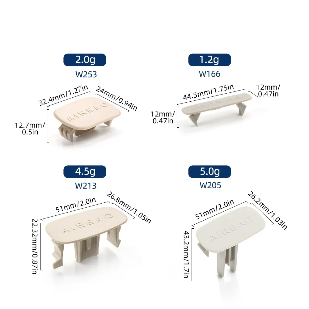 메르세데스 벤츠 GLC 클래스 W253 2 색 고품질 왼쪽/오른쪽 C 필러 트림 커버 패널 에어백 캡 25369267009051