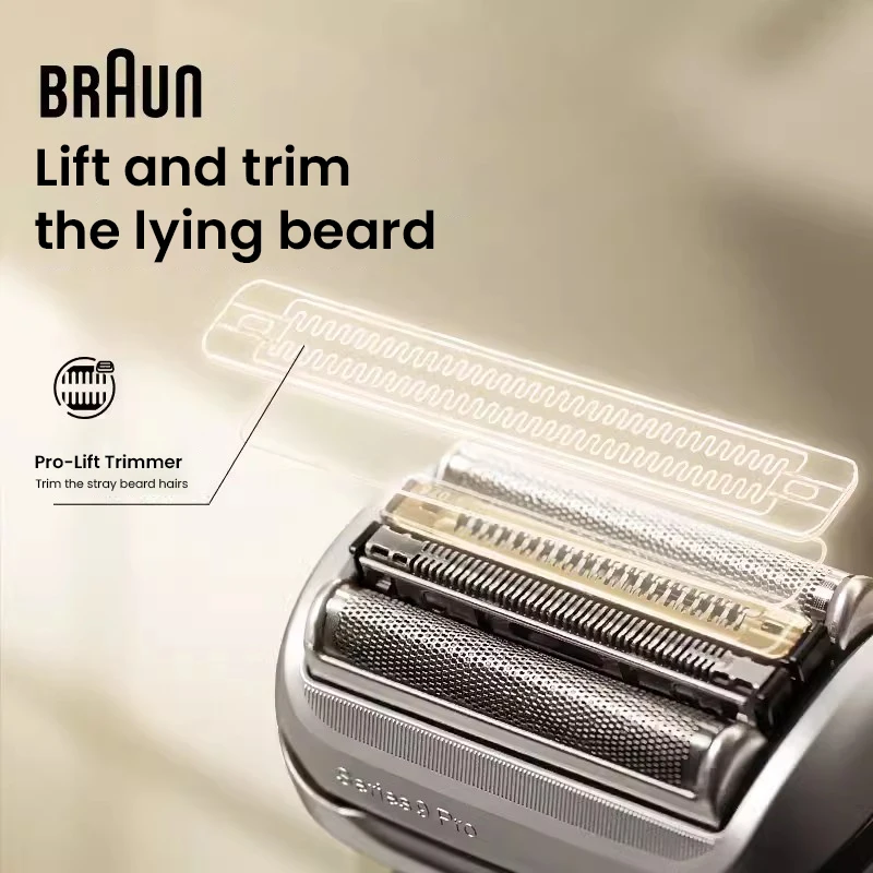 Бритвенная головка Braun Series 9 Pro, совместимая с моделями Braun Series 9 4 + 1 режущие элементы 58, ультратонкая фольга Braun 94M