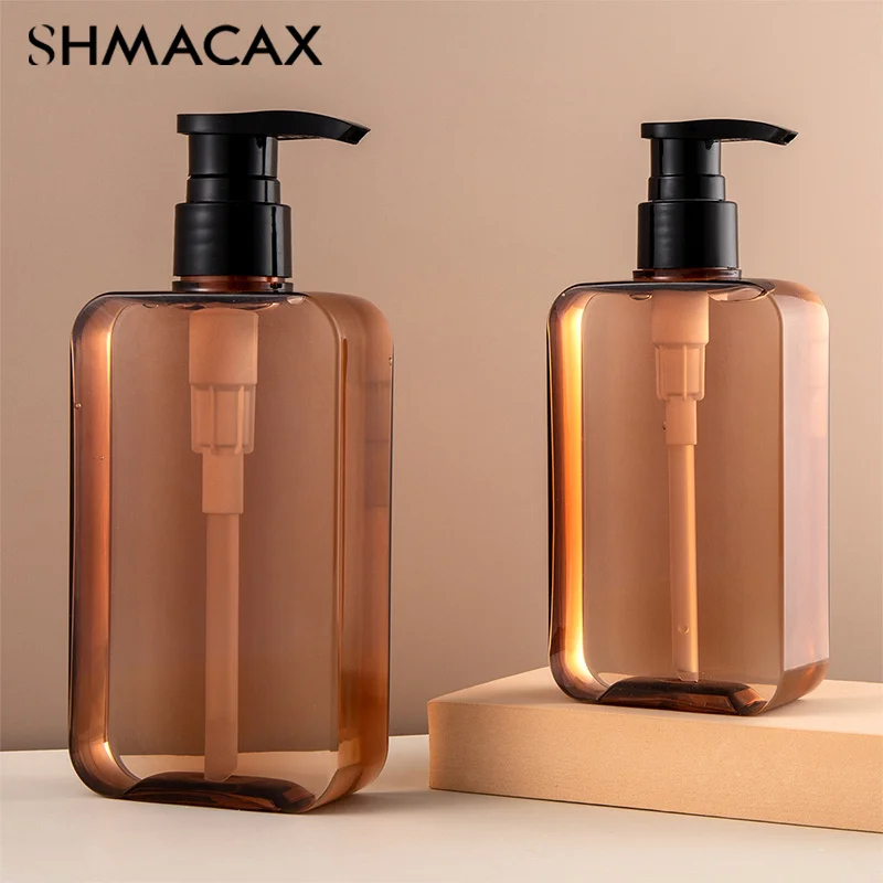 200/300ml Square Clear Bottle Liquid Soap Whipped Mousse Points Bottling Shampoo Lotion Shower Gel Pump Bottlesnding Soap Dispen