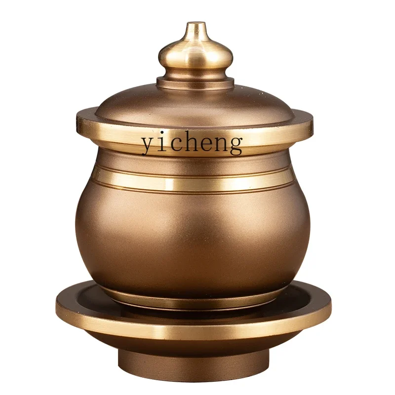BJ-25  pure copper Buddha front water supply cup supplies household Buddha God of Wealth tribute cup
