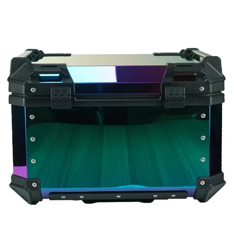 Colorful Top Case Motorcycle Aluminum Alloy Tail Box Rear Luggage Box Scooters Mopeds Motorbike Top Box For BMW R1200GS R1250GS