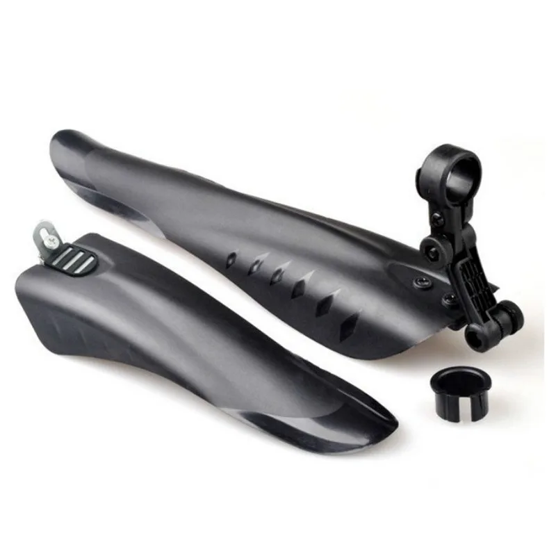 

2pcs Bicycle Fender Soft Plastic Suitable Bicycles Rear Shock Thicken Splash Protection Accessory