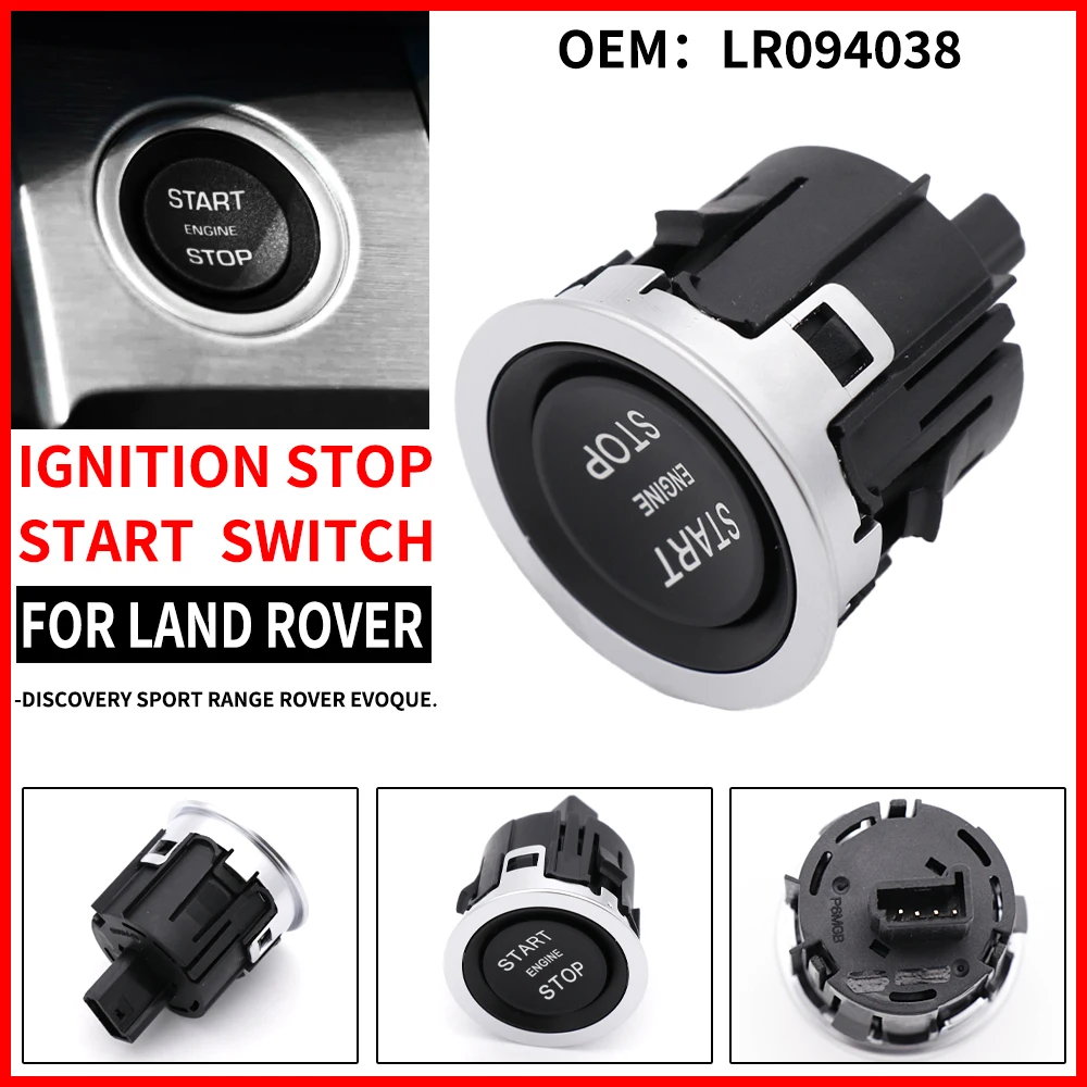 

LR094038 Ignition Stop Start Button Switch For Land Rover Range Rover Sport Evoque Discovery Sport LR068334 LR037611 LR056640
