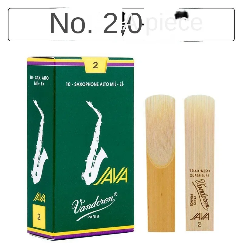 Bendlin Box JAVA Alto Saxophone Reed E-flat 2.5 French Vandoren Pop Jazz, A Box of 10 Pieces