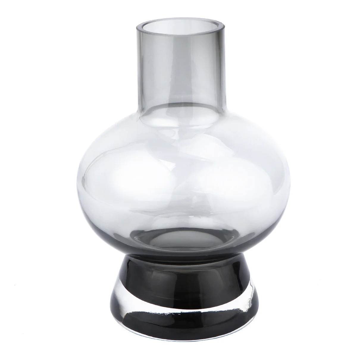 

Glass Vase with Golden Rim Nordic Style Large Capacity Simple Flower Vase for Desktop Flower Arrangement Home Decoration