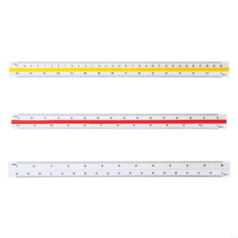 P0UE Drafting Ruler Architecture Ruler 1:100, 1:200, 1:250, 1:300, 1