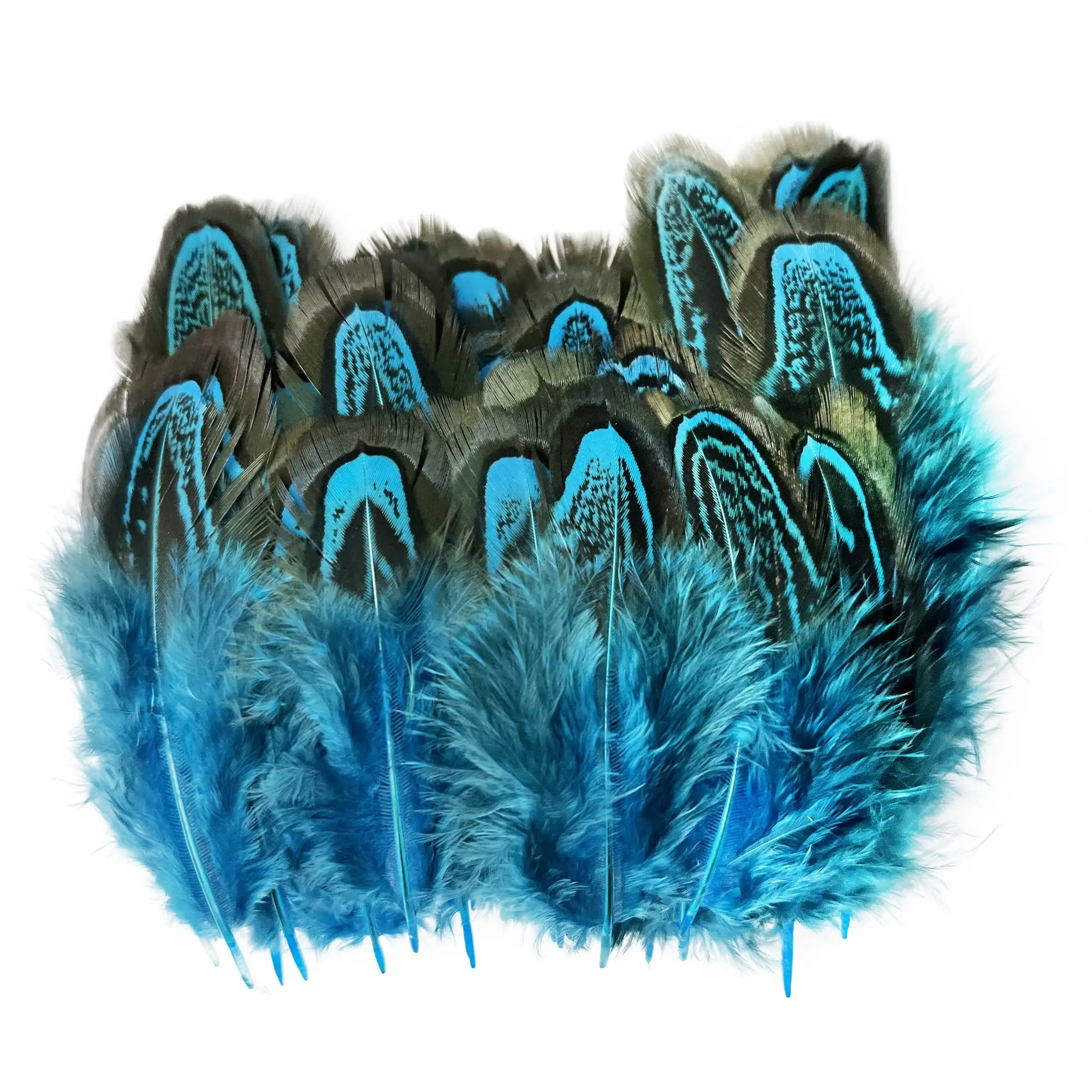

Natural Pheasant Feather 5-8cm Lake Blue Feathers for Sewing Crafts Clothing Decorating Accessories
