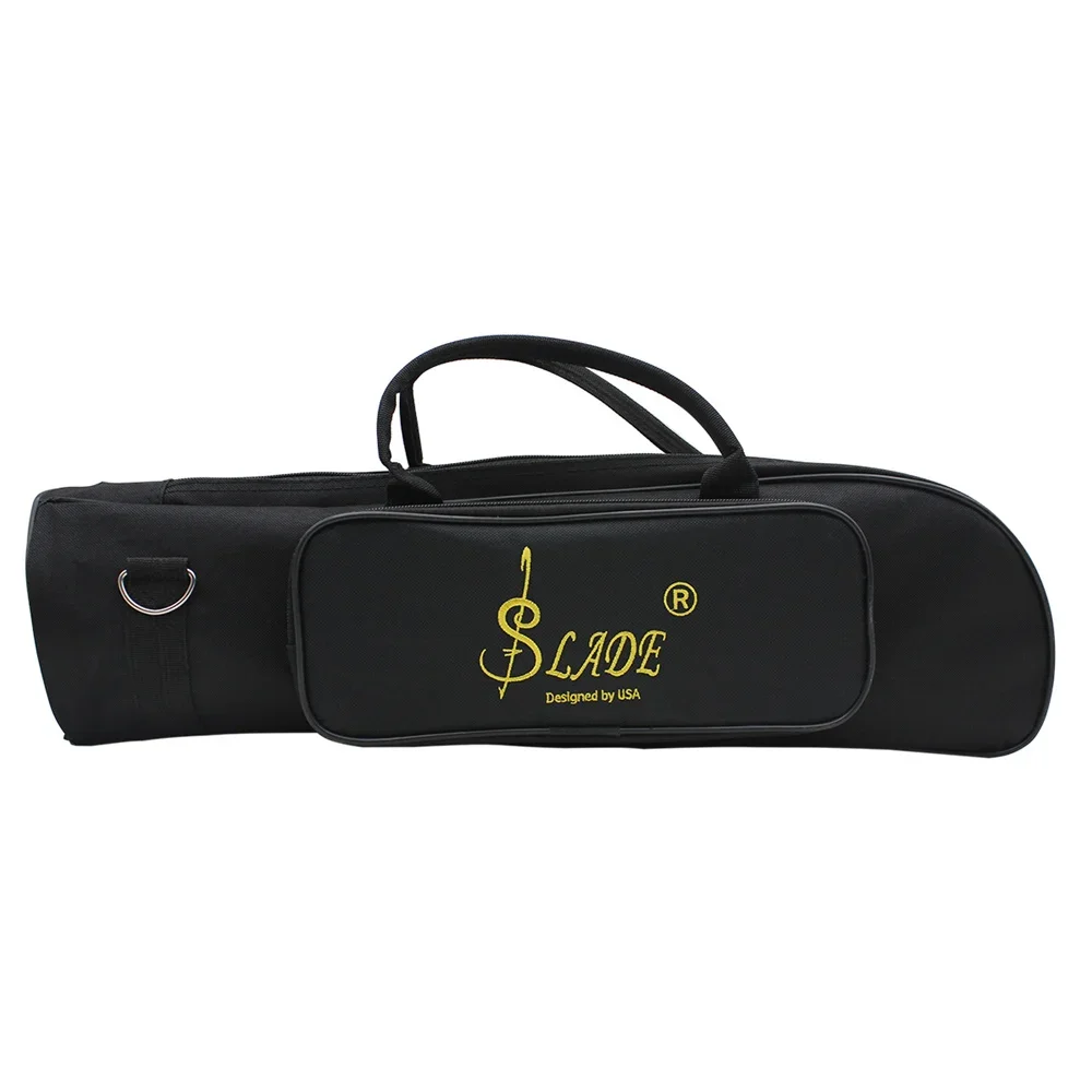 SLADE Trumpet Bag Double Zippers Design  Waterproof Oxford Cloth Trumpet Carrying Handle Bags Brass Instrument Parts & Accessory