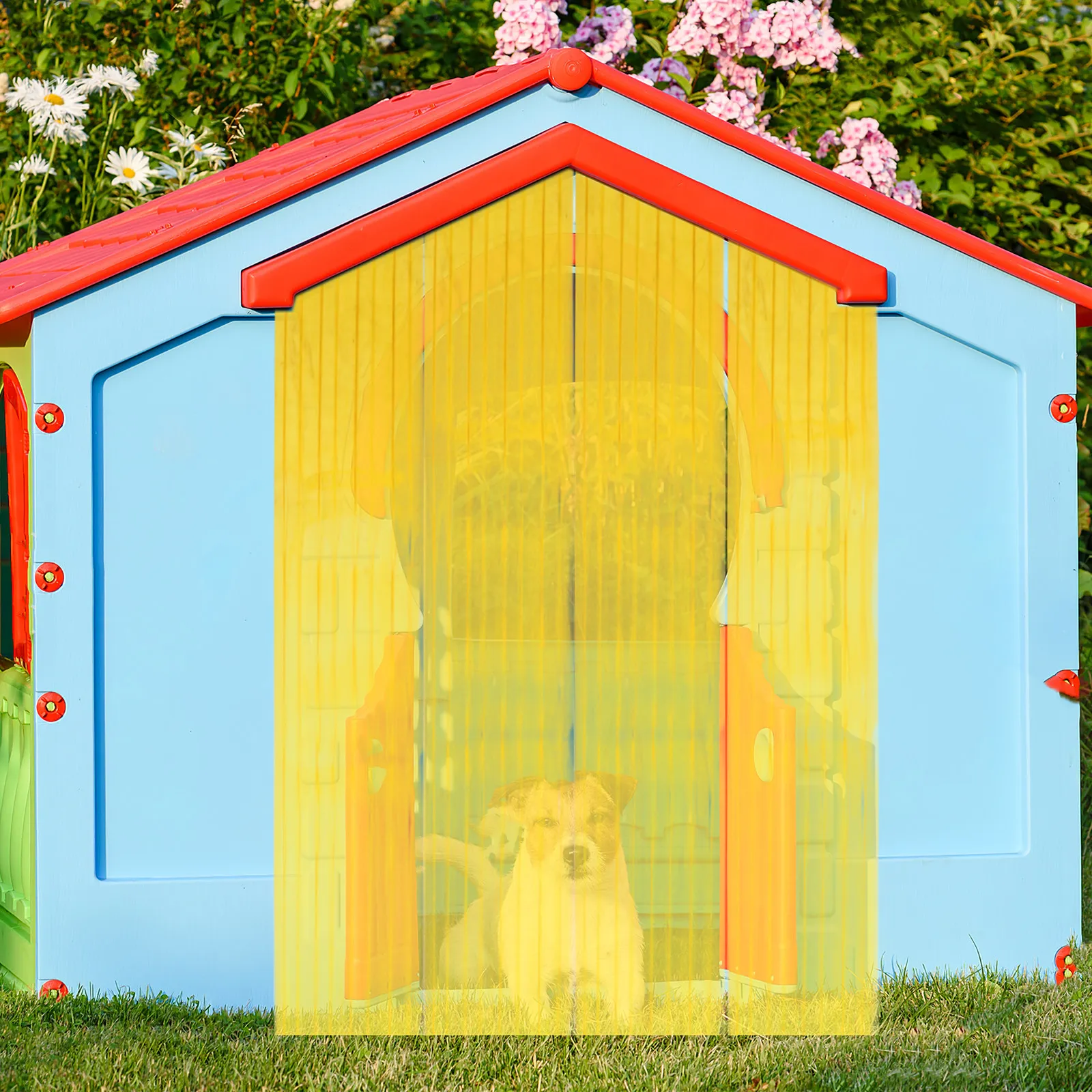 

Прозрачная гибкая дверца-клапан из ПВХ для домашних животных, усиленная, ветрозащитная, теплоизоляционная, для уличных вольеров