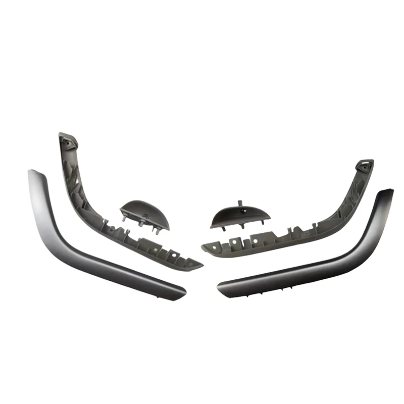 3Pcs Front Door Handle Cover Plate Trim Strip Brackets +Inner Door Bowl For Peugeot 408 1.6I 2.0I 9345AA 9345AG