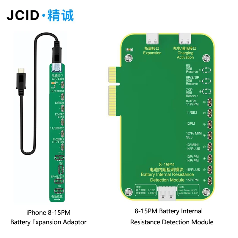 JCID V1S Pro Battery Test Kit for iPhone 8-15 Pro Max