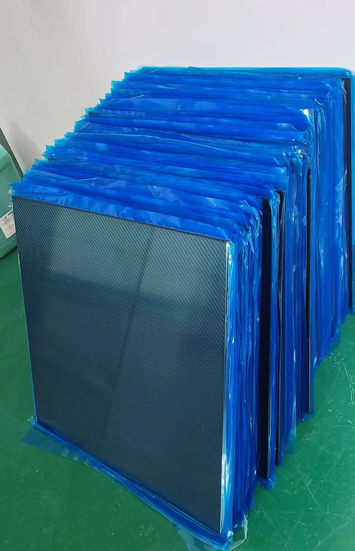 1000X1000mm 0,5mm 1mm 2mm 3mm 4mm 5mm de espesor Placa de carbono puro Panel Material ligero de alta resistencia