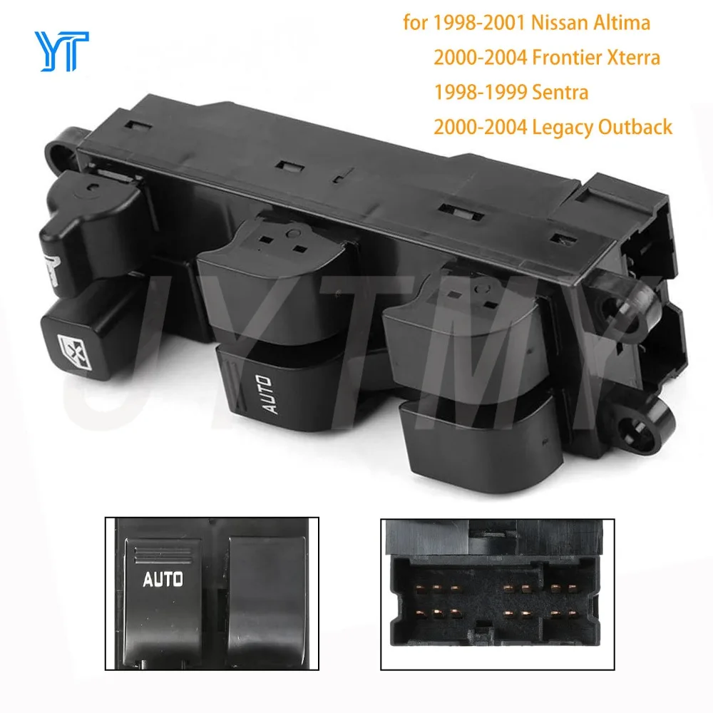 Interruptor de Janela Elétrica Compatível com Nissan Altima 1998-2001, Frontier Xterra 2000-2004, Sentra 1998-1999, Legacy Outback 2000-2004