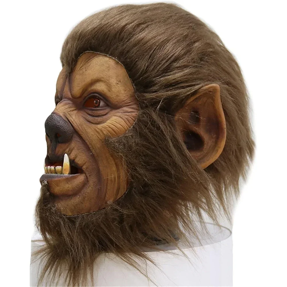 قناع الرجل البري للهالوين، قناع الرجل البري برأس كامل، قناع كرنفال للعطلات، حفلة تنكرية للكرنفالات التنكرية #4