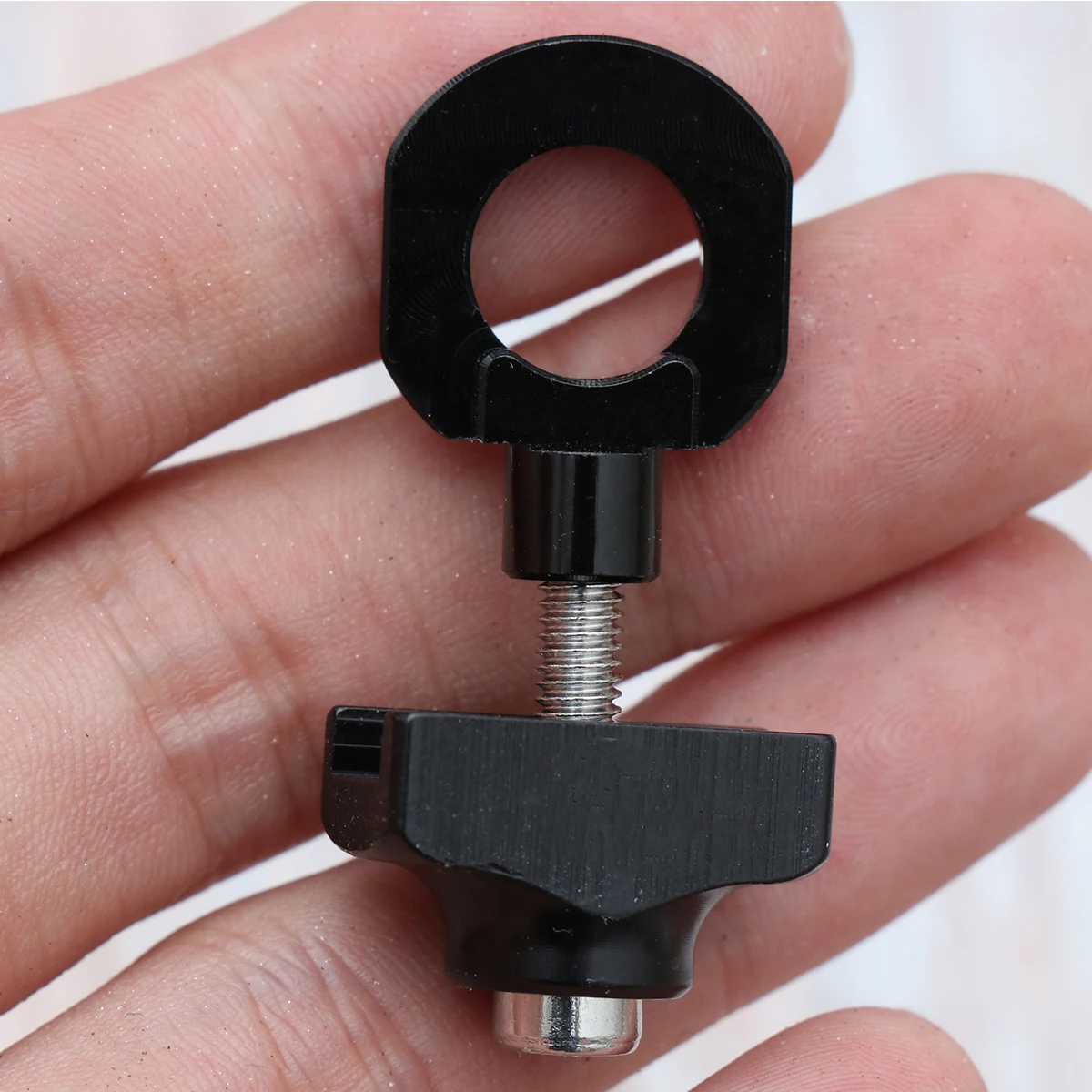 Chain Adjuster Tensioner Bolt Black High Quality Aluminum Alloy Durable for Single Speed Fixie Bike Rear Wheel Lock
