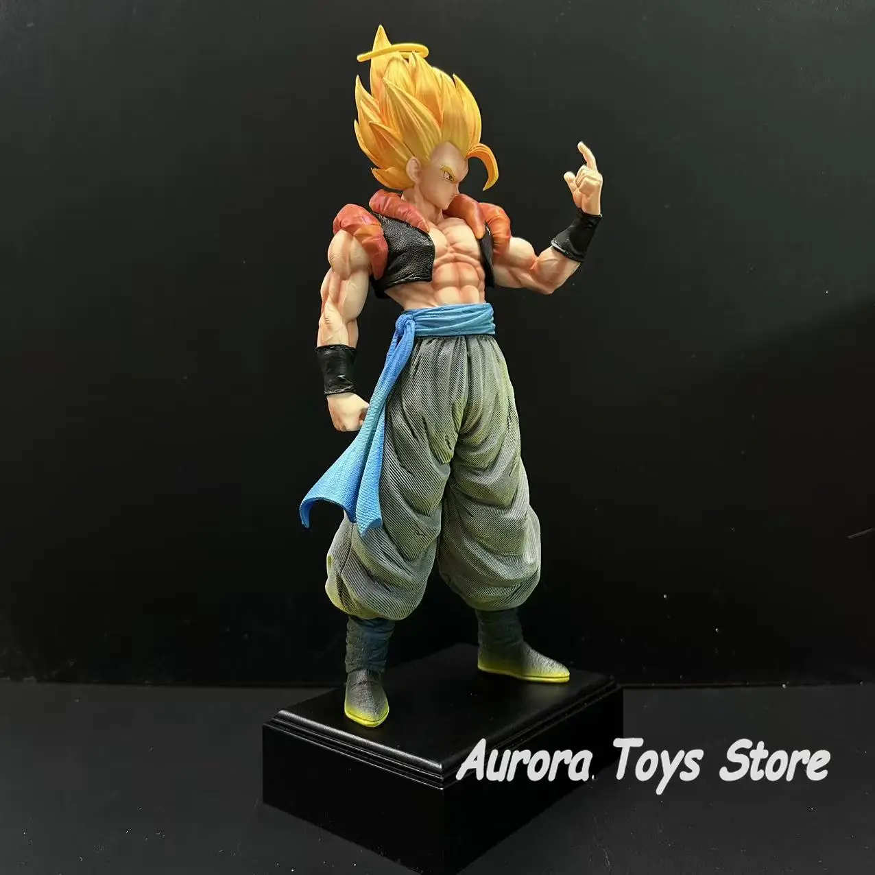 32cm 애니메이션 드래곤 볼 Z 피규어 고게타 액션 피규어 클래식 스타일링 PVC 모델 동상 어린이 장난감 선물용