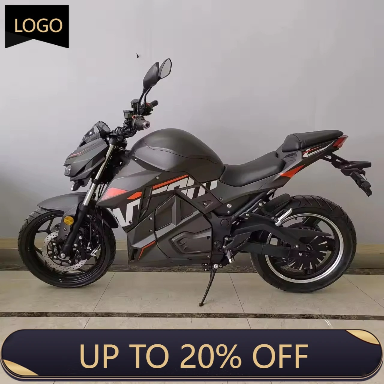 QQA High-performance 3000W brushless electric off-road motorcycle, adult off-road motorcycle, endurance racing electric bicycle