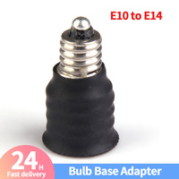 New E10 to E14 Base LED Light Lamp Bulb Adapter Converter Screw Socket