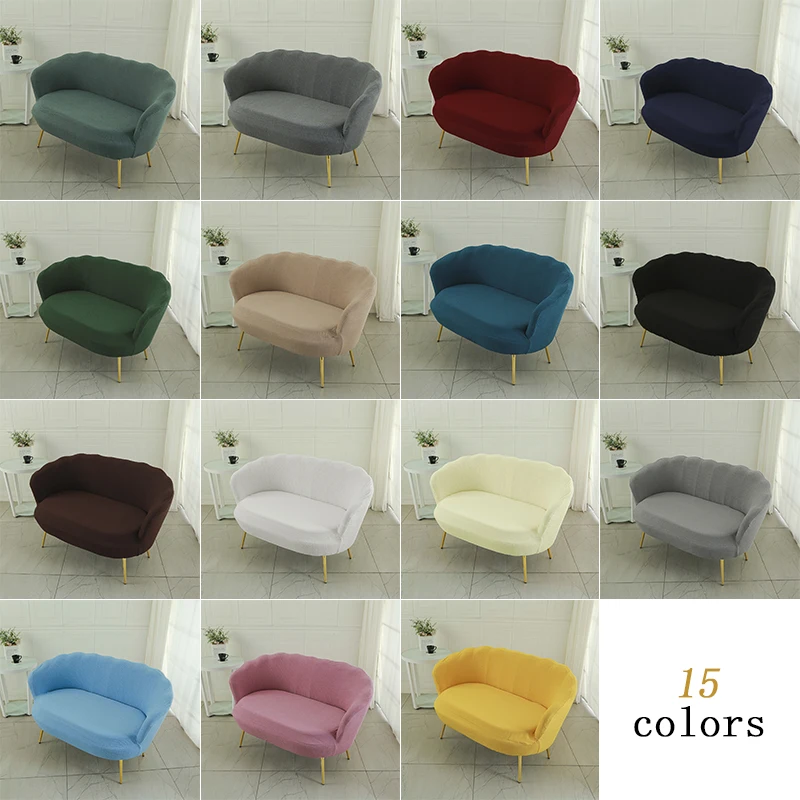 

2-Seater Stretch Sofa Cover Elastic Couch Slipcover Universal Anti-Slip Living Room Bedroom Decor Washable Furniture Protector