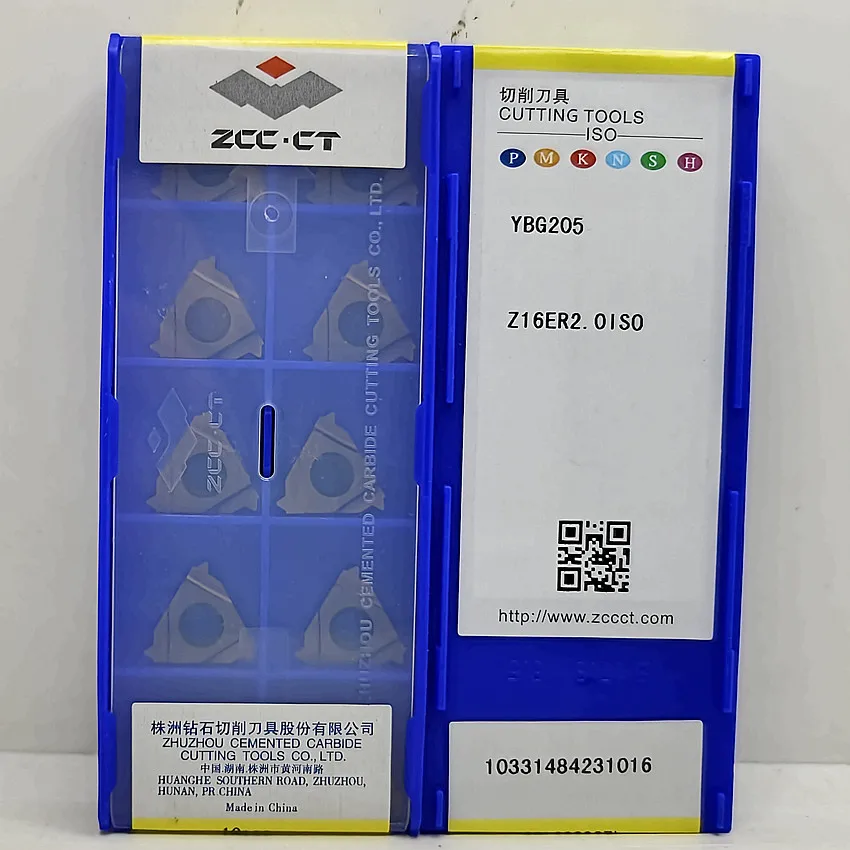 

Z16ER2.0ISO YBG205/Z16ER2.5ISO YBG205/Z16IR2.0ISO YBG205/Z16IR2.5ISO YBG205 ZCC.CT CNC blade carbide inserts Thread inserts