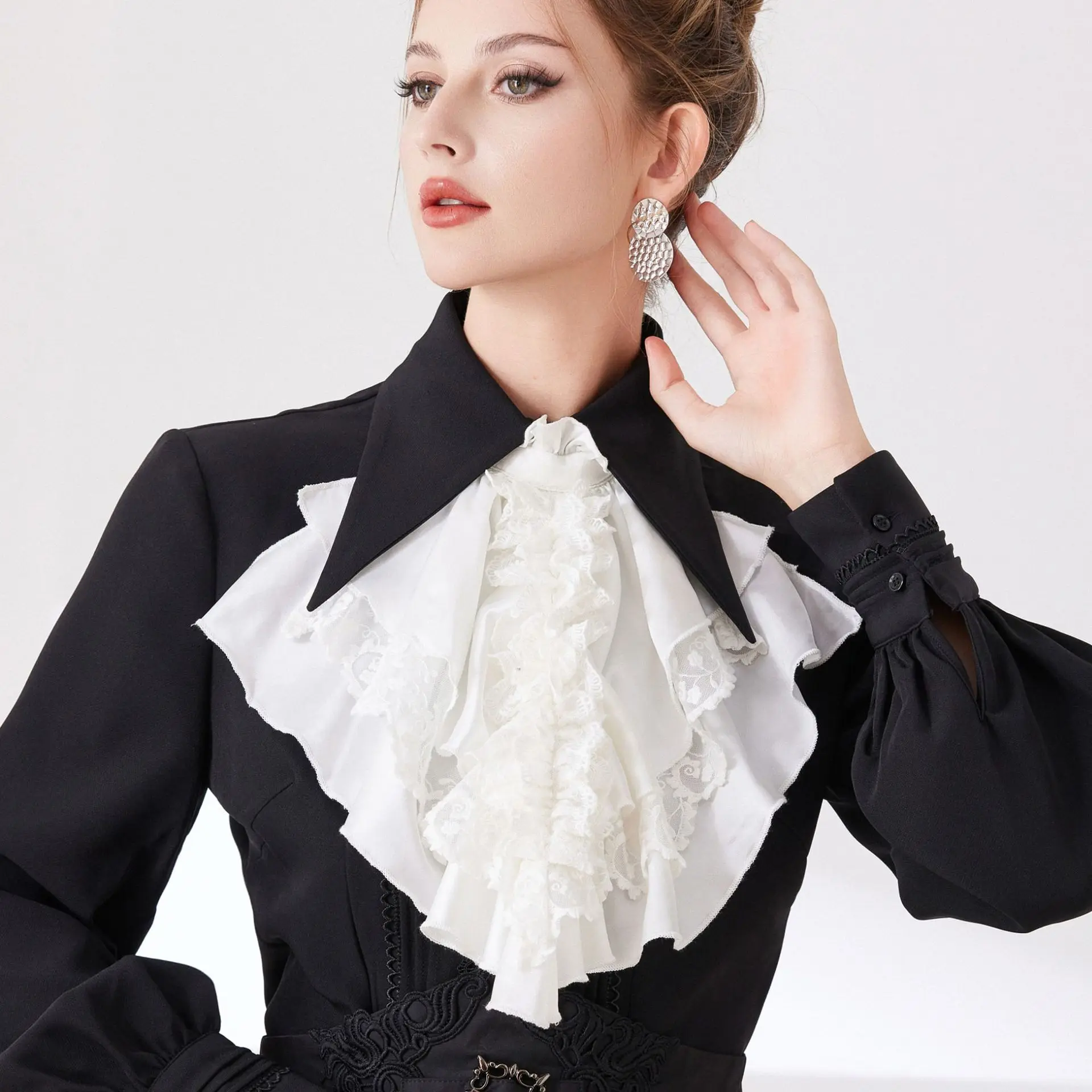 ヴィクトリアンジャボット（女性用・男性用）ルネサンス・エリザ - Men'S Victorian Accessories のレビューと価格