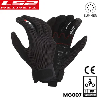 LS2 MG007 gants d'équitation à doigt complet ls2 moto course respirant cavalier écran tactile gant pour printemps été