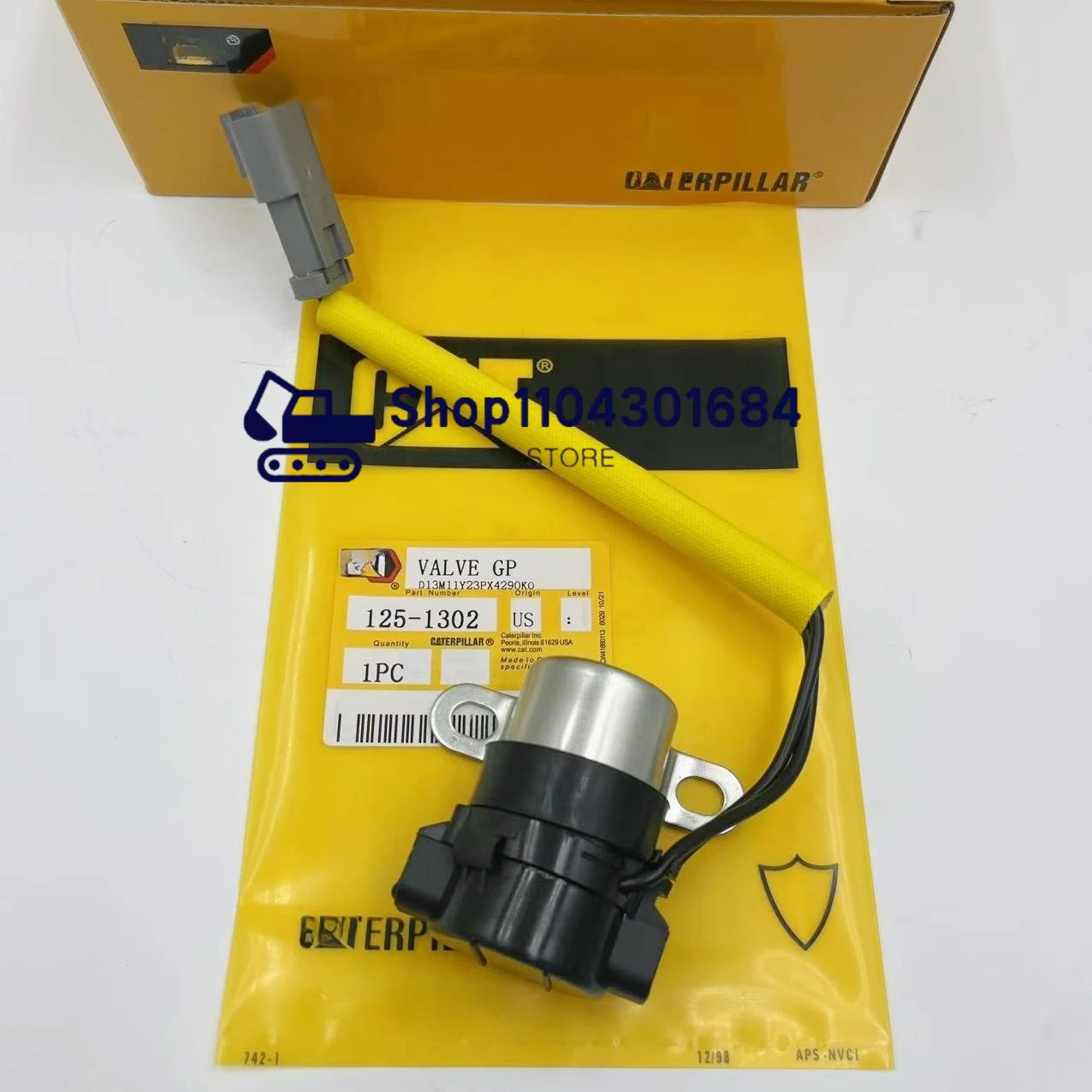 

24V Switch Assembly 125-1302 1251302 CA1251302 Compatible with Caterpillar Compactor 815F 815F II Wheel Type Loader 938G 938G