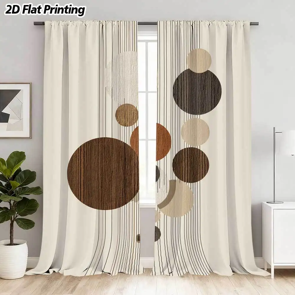 

2PCS Black & White Cow Print Rod Pocket Style Curtains for Bedroom And Living Room Decorative Window Treatment