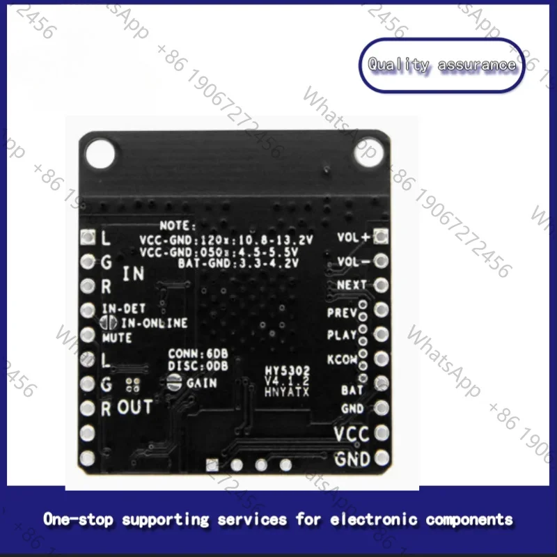 Qualcomm QCC3031APP name change password EQ Bluetooth 5.1 lossless APTXHD with AUX box TWS headphone amplifier