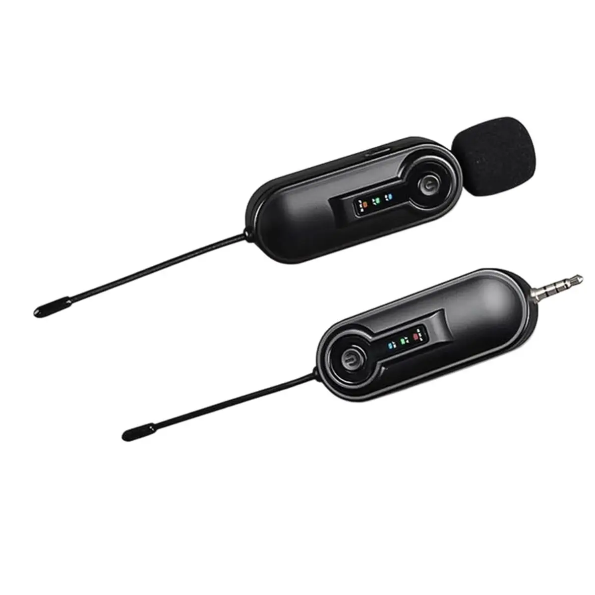 A72U UHF Wireless Lavalier Microphone 50M Effect Transmission for Smartphone Vlog Video Recording Interview Live Streaming