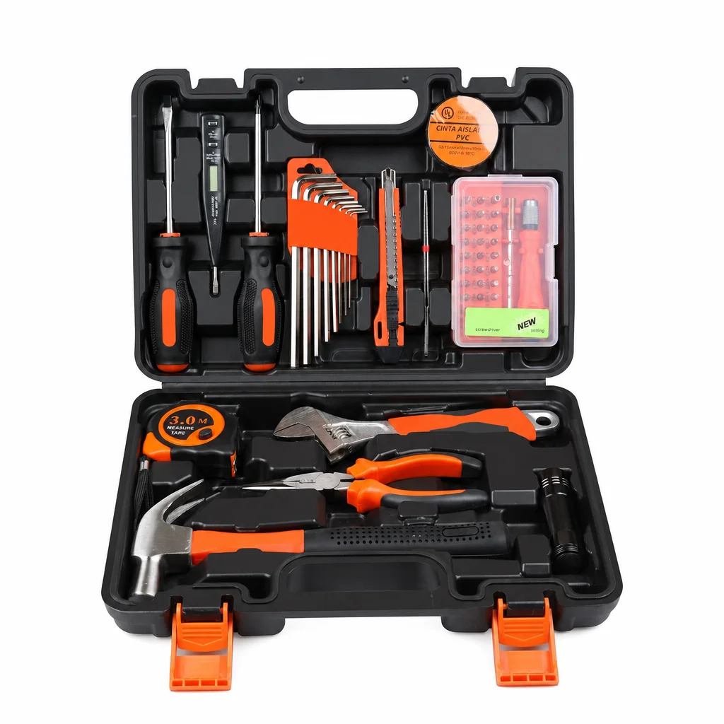 52 PCS Set Hammer Wrench Pliers Screwdriver Hardware Store Tools Set Hand Tool Hardware Store Tools Set