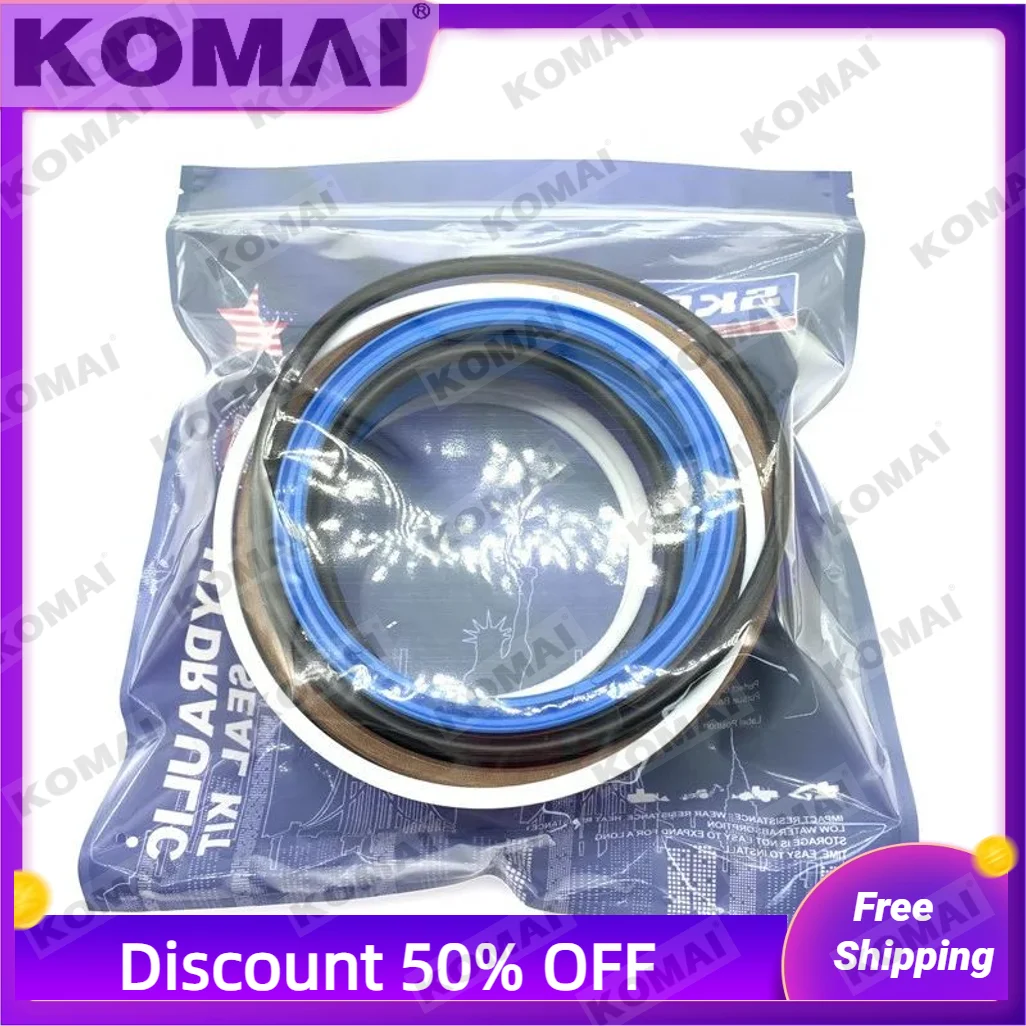 

Excavator Hydraulic Cylinder Bucket Seal Kit PC300-8 NBR PTFE IRON WR Wear O Ring Dust Rod Oil Seals for Excavator Repair Parts
