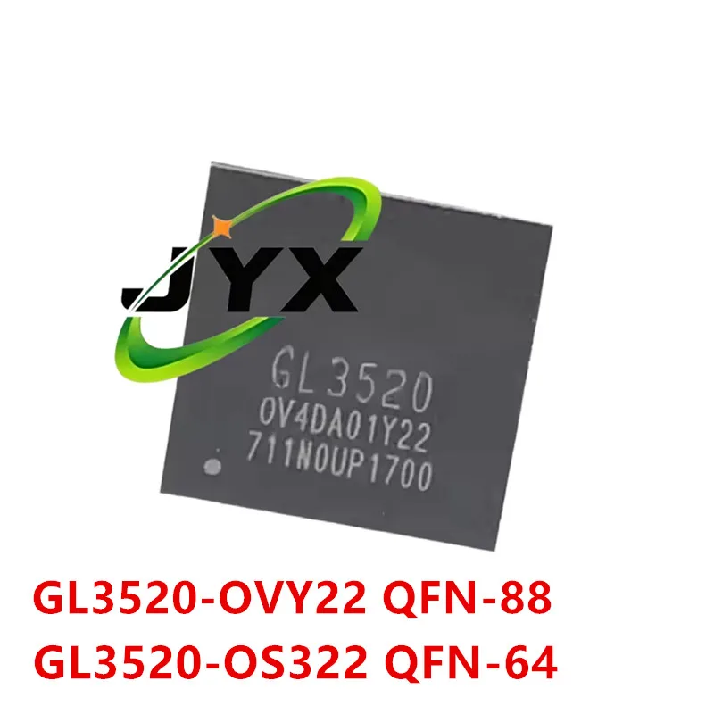 (1piece)GL3520-OS322 QFN-64   GL3520-OVY22  QFN-88  PS4 USB master control Chipset
