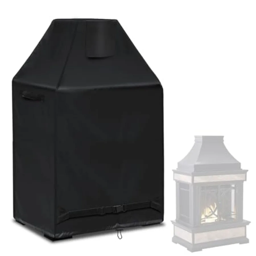 

100% Waterproof Patio Wood Burning Fireplaces Rain Cover Weather-Proof/ UV-proof/Full-coverage Rust-Proof Protection Chiminea F