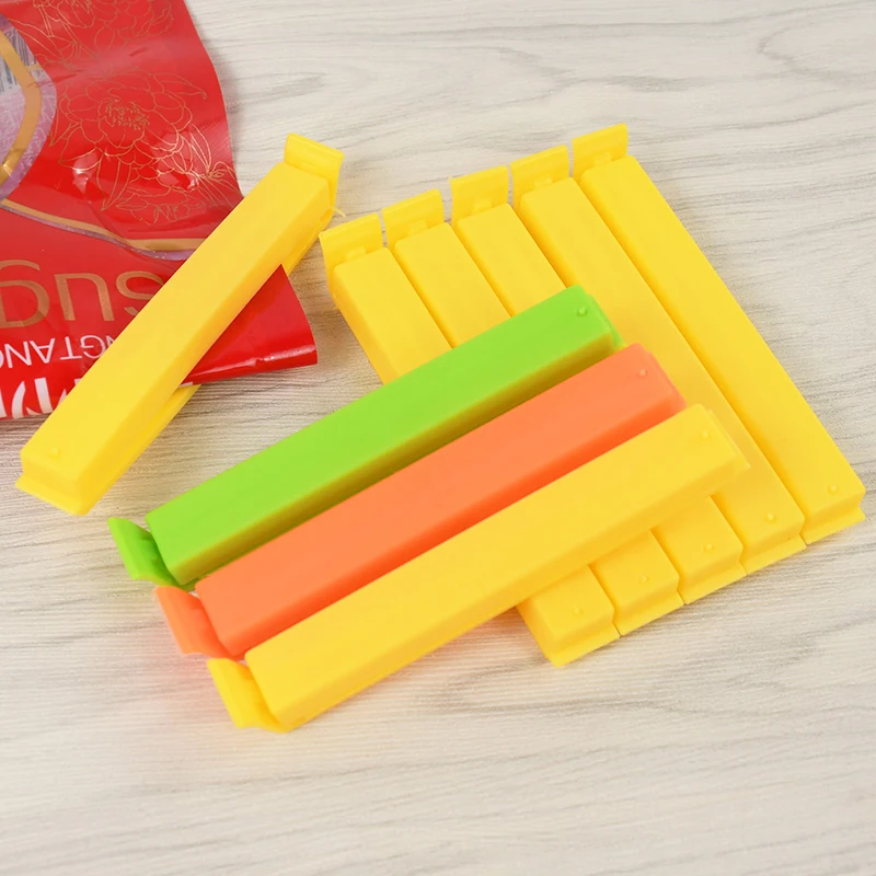 

10PCS Plastic Food Sealing Clip Portable Kitchen Storage Food Snack Seal Sealing Bag Clips Living Room and Kitchen accessories