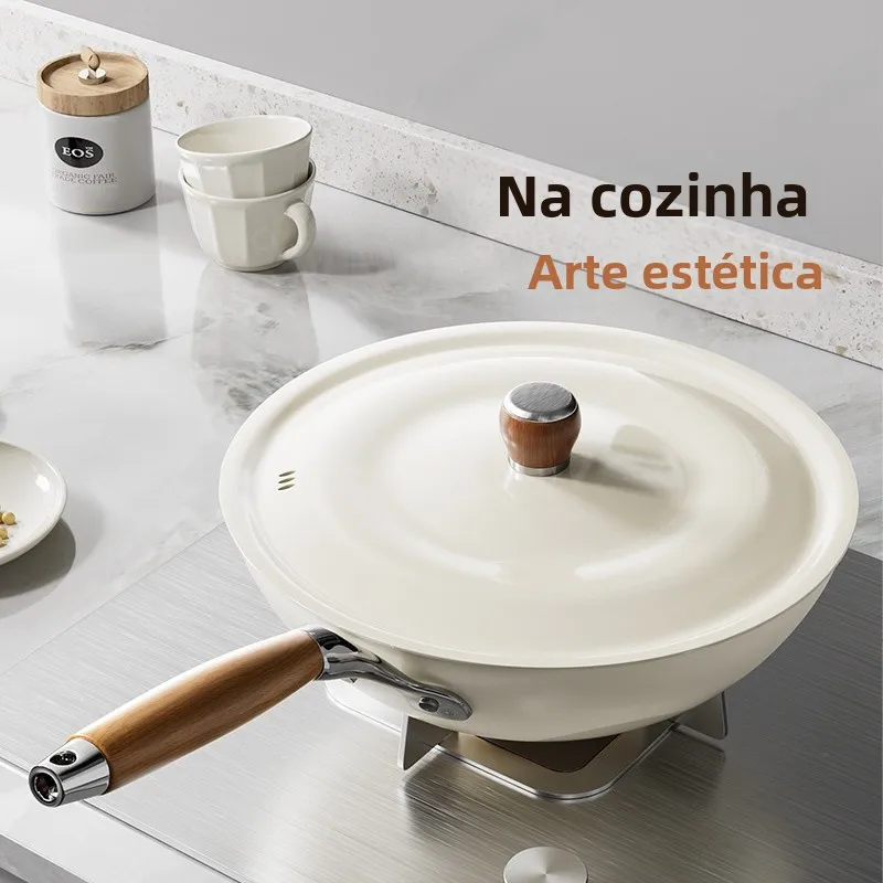 titanium-coated-enamel-wok-pan-sun-protection-sleeve-cover-ceramic-glaze-non-stick-universal-stove-flat-bottom-cooking-pot