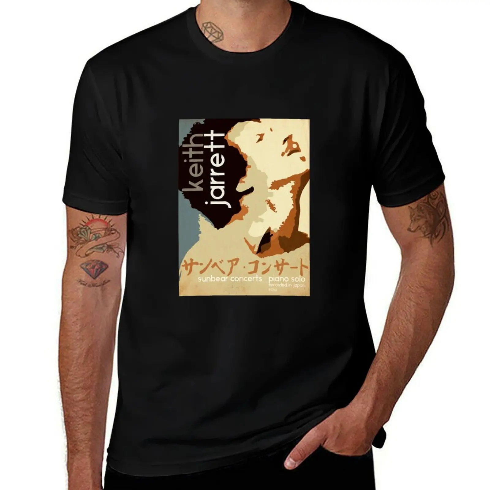 Keith Jarrett T-Shirt Casual Streetwear Short Sleeve Tee T-Shirt