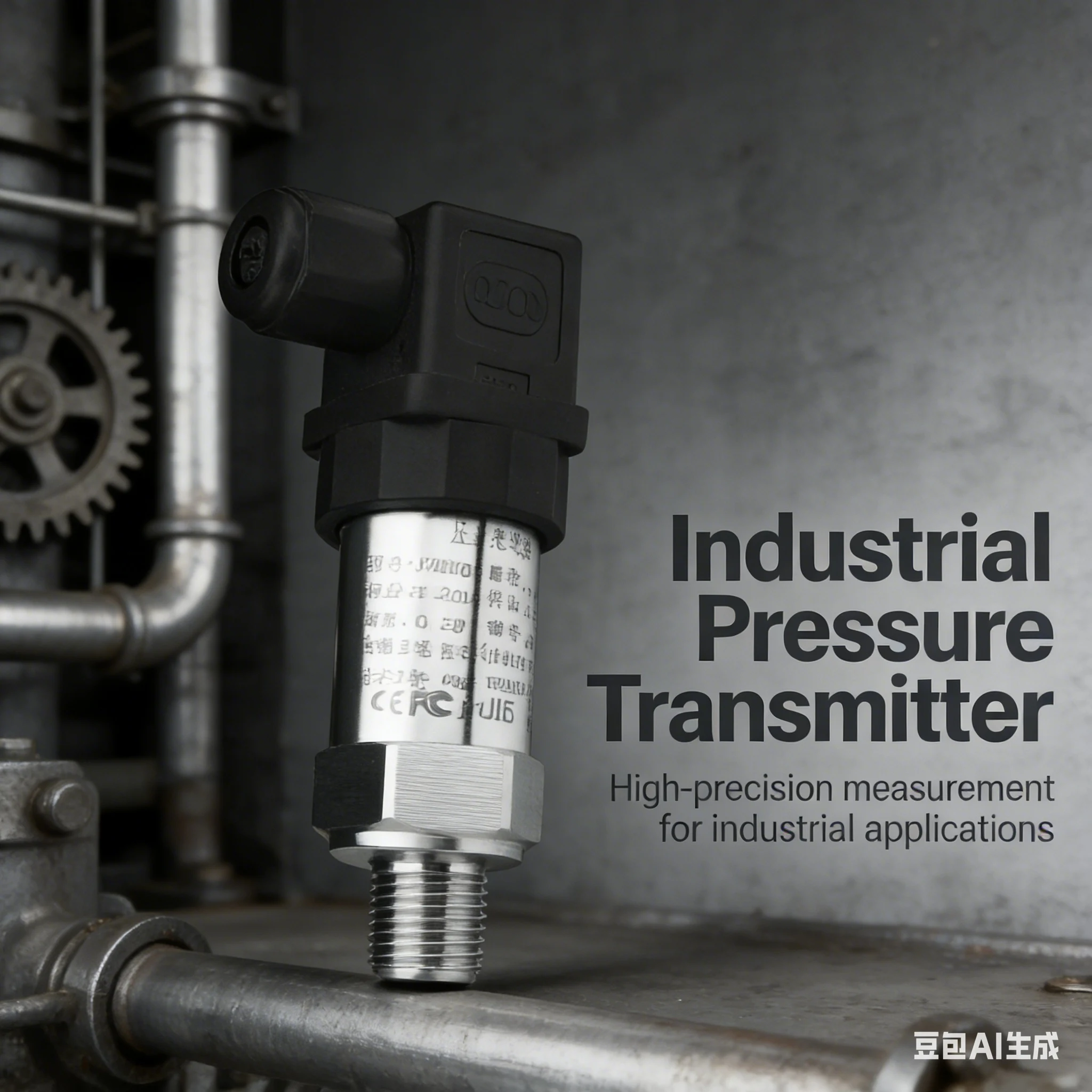 4-20mA 0-3.3V Pressure Sensor, 0.1bar 1Mpa 100psi  pressure, 24V Supply, G1/4