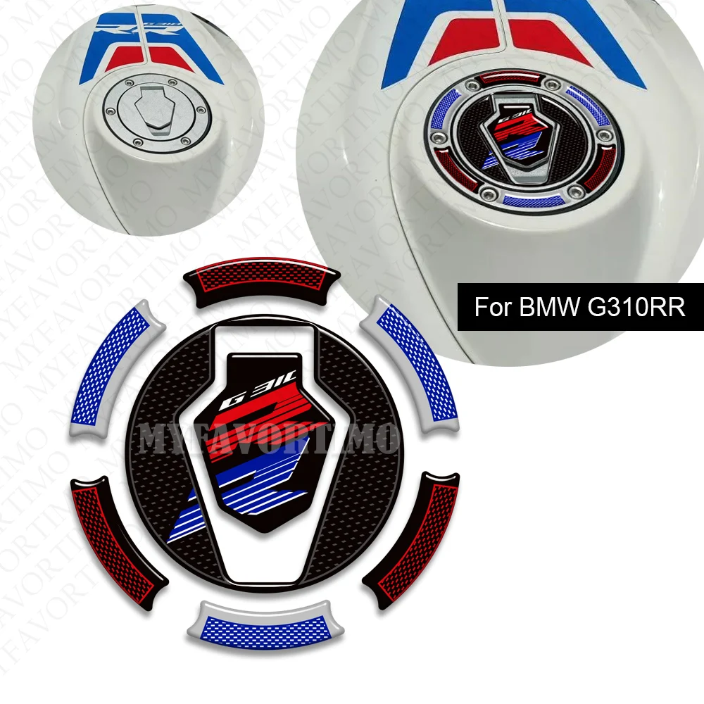 For G 310 RR G310 G310RR 2023 2024 2025 Motorcycle Tank Pad Gas Fuel Oil Knee Stickers Moto Fairing Fender Protector