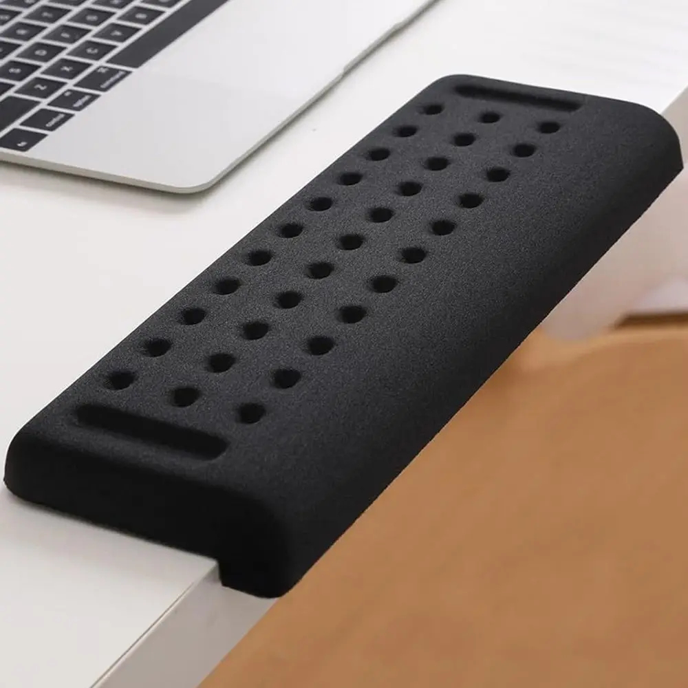 1Pc Ergonomic Desk Elbow Pad Soft Cushion L-Shaped Elbow Support Padding Black Non-slip Non-slip Arm Cushions