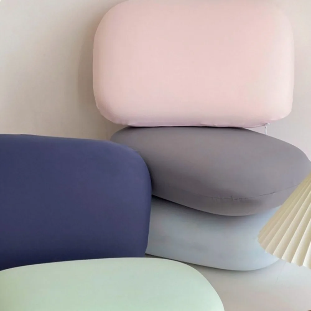 Portable Sponge Nap Pillow Macaron Color Cervical Support Neck Pillow Multifunction Soft Travel Sleeping Pillow Office
