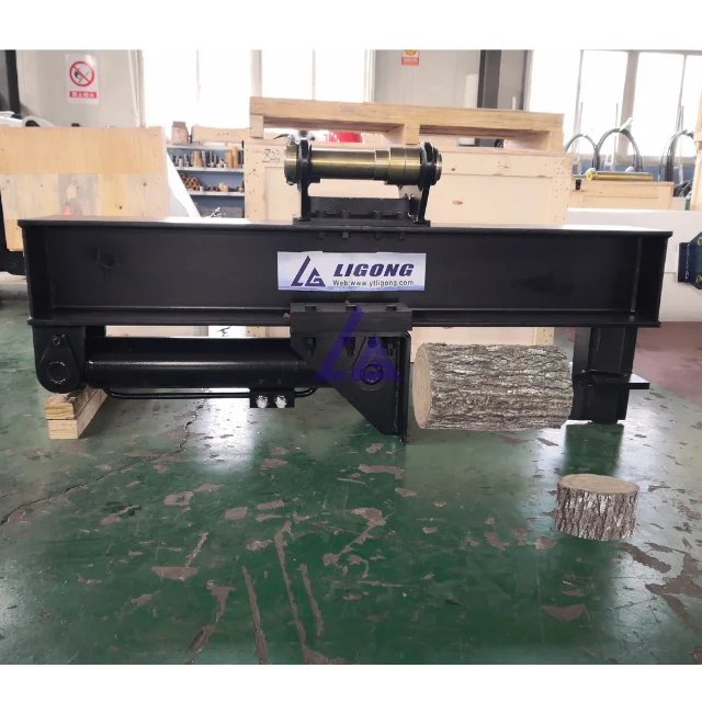 Mini Excavator Log Splitter With Quick Open and Close Mechanism Firewood Processor