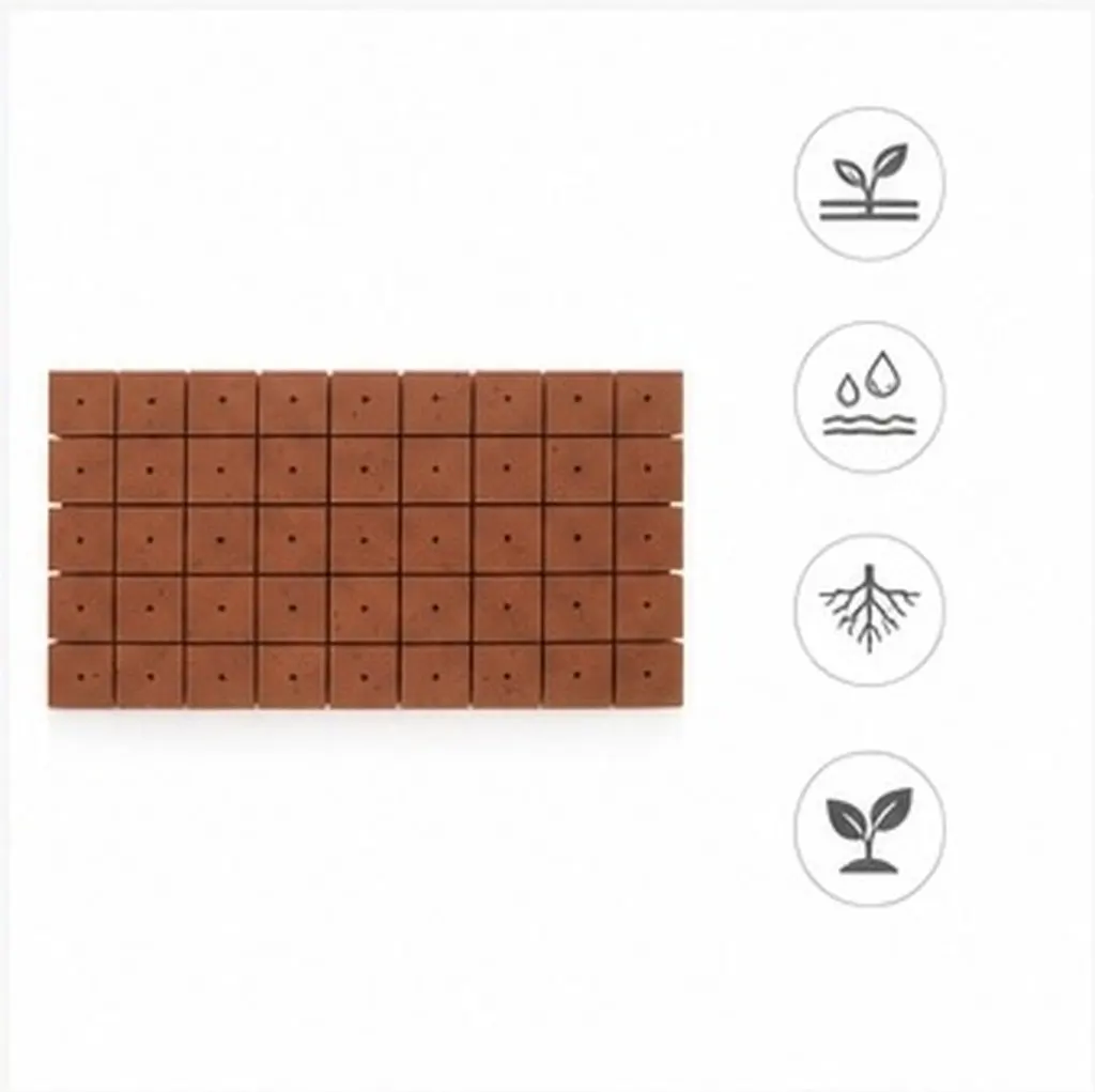 50Pcs Soilless Nutrient Soil Blocks for Plant Transplantation High Success Rate Root Growth Hydroponic Nutrition Nursery Soil
