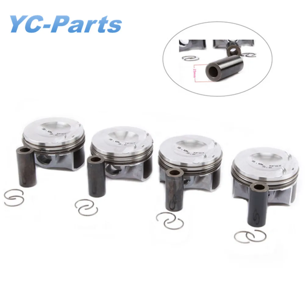 06H107065DD Engine Pistons & Rings Assembly 82.50 mm Pin 23mm For VW CC Audi A3 A4 A5 A6 16V EA888 2.0TFSI