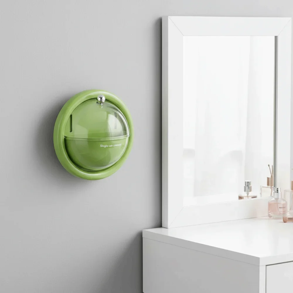 Rotating Flip Cover Single-use Essence Storage Box Plastic Hemispherical Wall Hanging Box Dopamine Compartment High-Capacity Box
