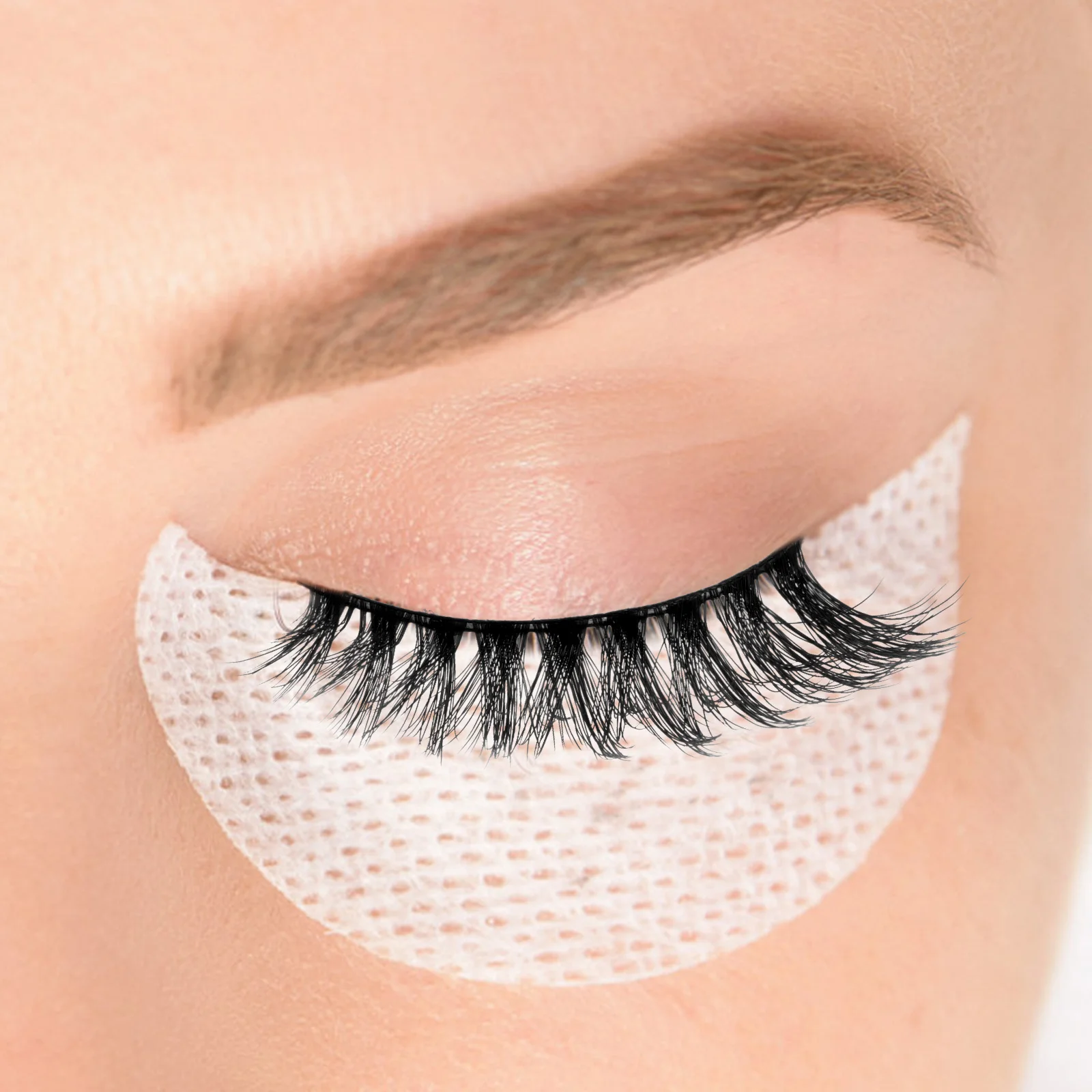 

1 Pair Self-Adhesive False Eyelashes Natural Long-Lasting Curved Design For Women Makeup Extension Lashes Party Eyes Decors