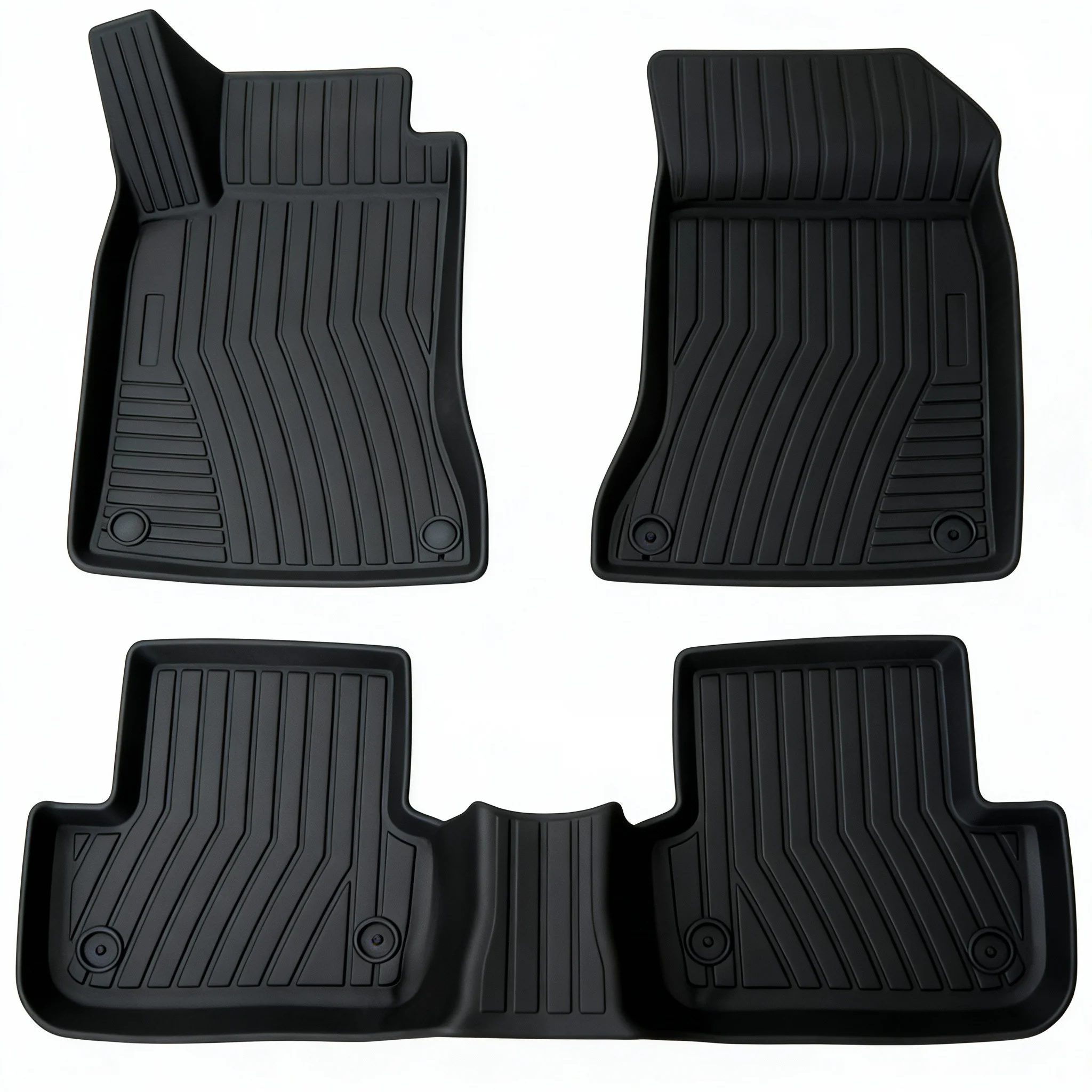Dream Car Customized Wholesale 3d 5d Double Layer Hot Pressed Trunk Carpets Car Foot Mat Floor Liner For Mercedes Benz CLA 2014-