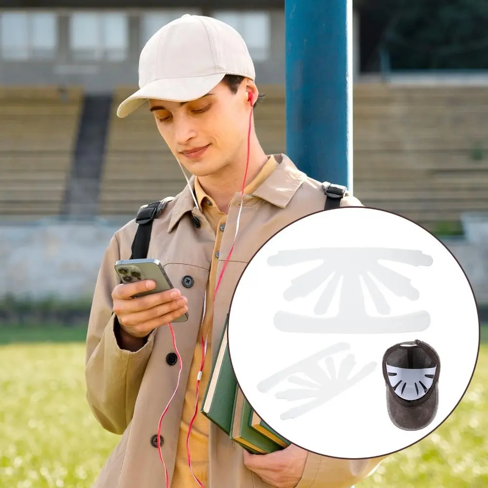 Portable 10Pcs Protector Holder Hat Insert Caps Liners White Baseball Hat Shaper Hat Inner Support Anti Deformation Universal view 4