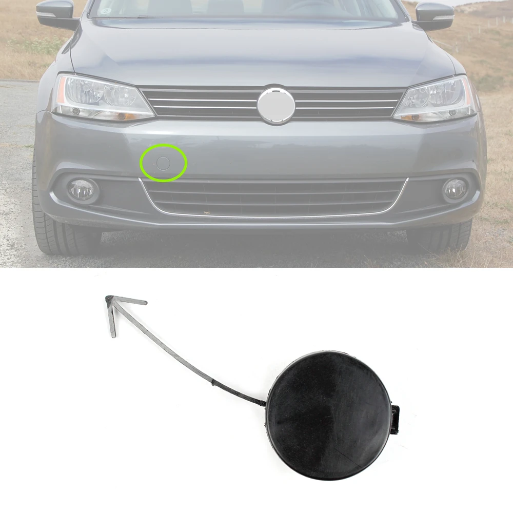 For VW Jetta 2011 2012 2013 2014  Front Bumper Tow Eye Trim Cap Cover 5C6807241B